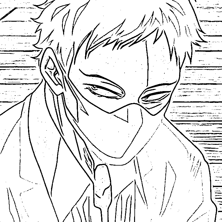 Coloriage Kai Chisaki est cool