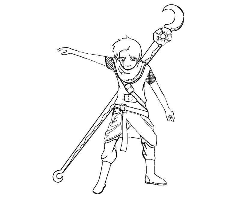Coloriage Karatachi Yagura