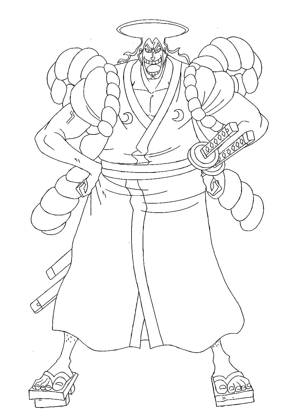 Coloriage Kozuki Oden