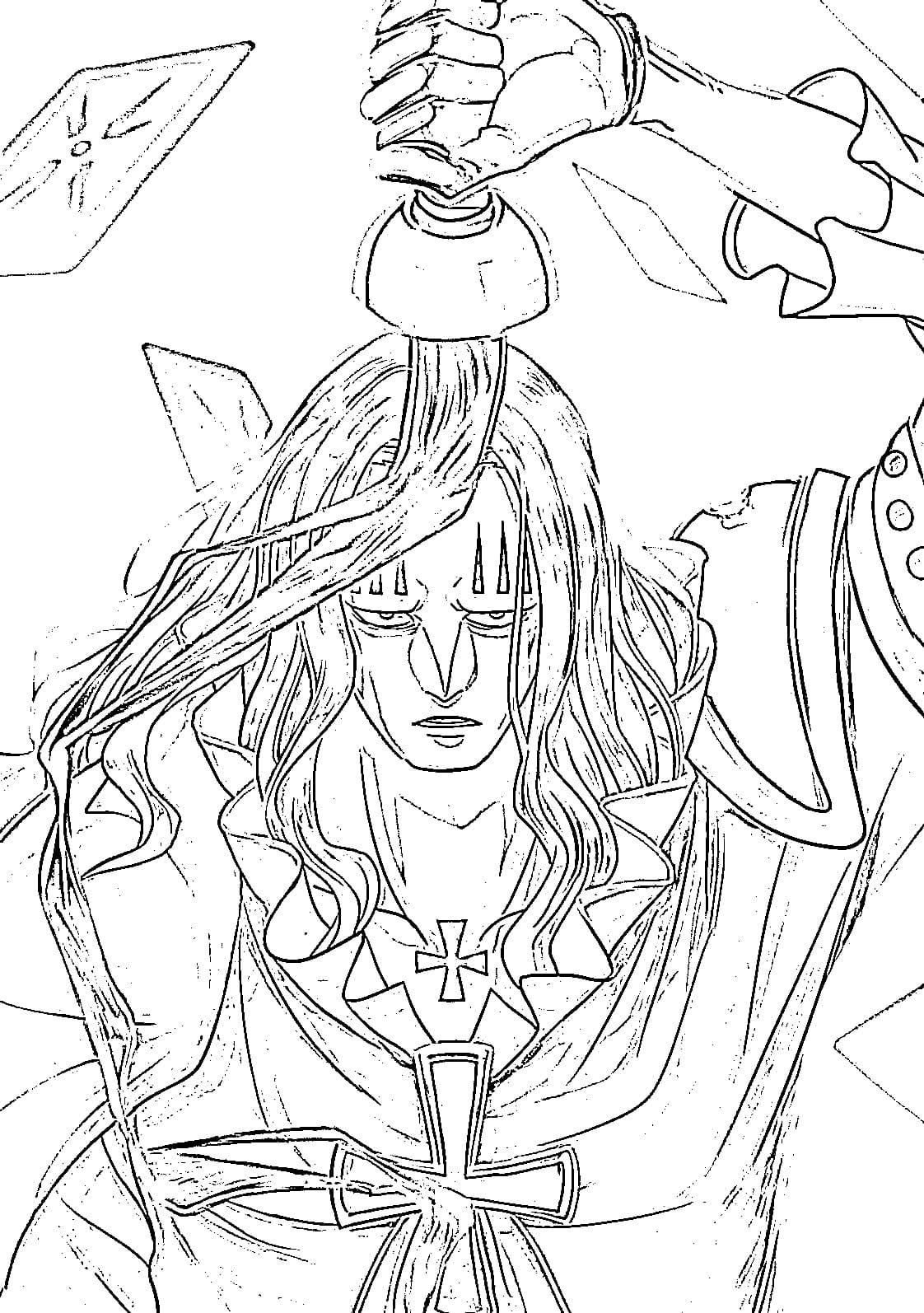 Coloriage L'attaque de Basil Hawkins