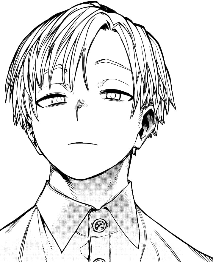 Coloriage Le visage de Neito Monoma