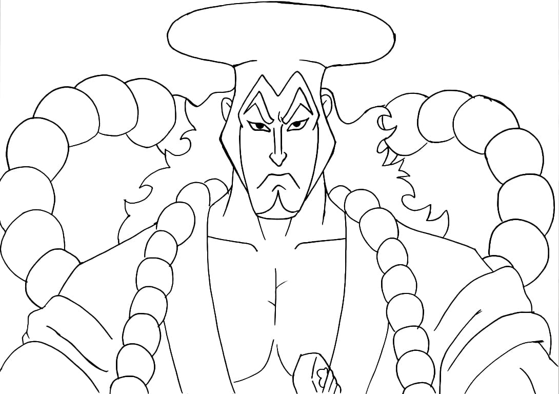 Coloriage L'incroyable Kozuki Oden