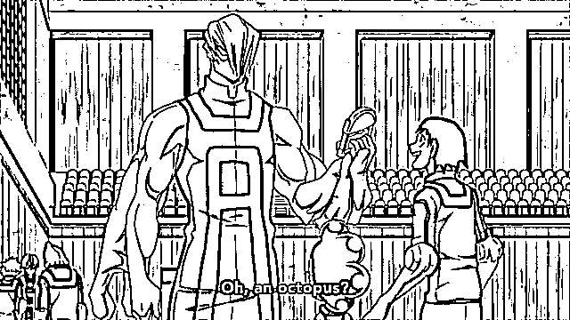 Coloriage Mezou Shouji amical