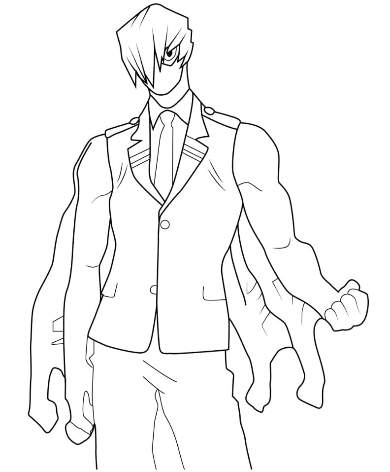 Coloriage Mezou Shouji de My Hero Academia