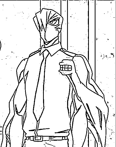 Coloriage Mezou Shouji gratuit