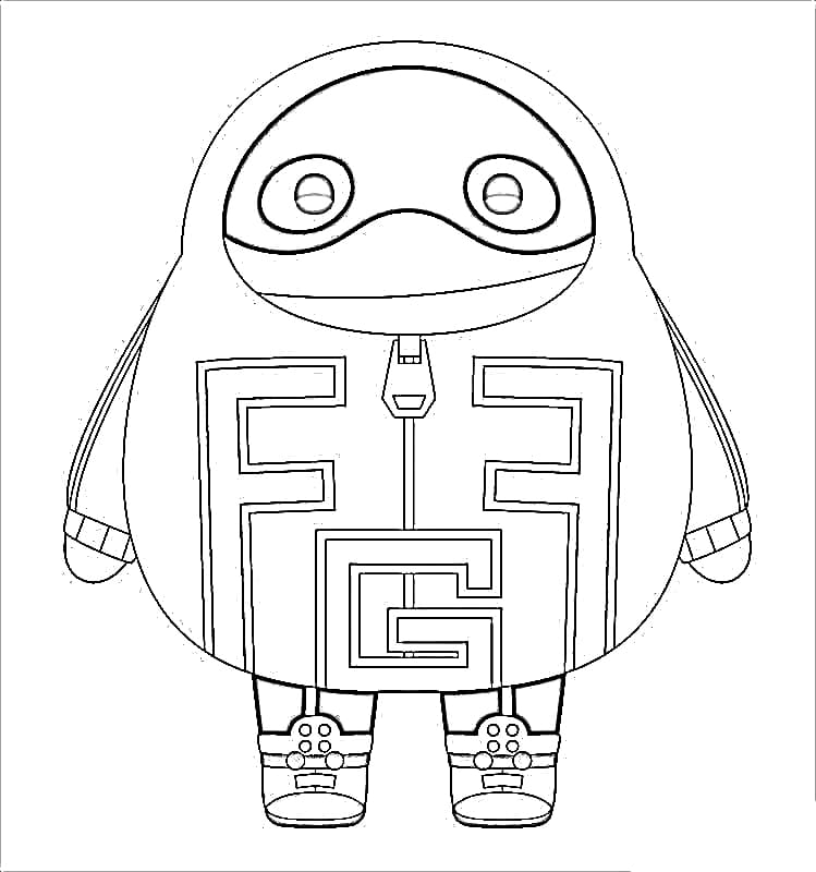 Coloriage Mignon Fat Gum
