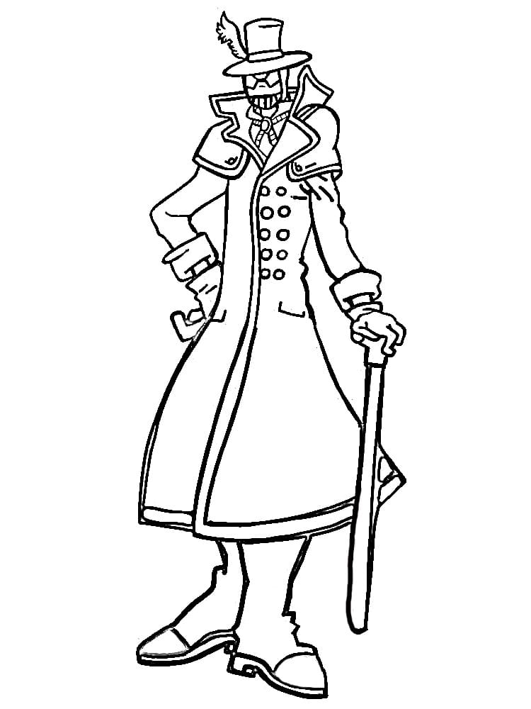 Coloriage Mr. Compress My Hero Academia