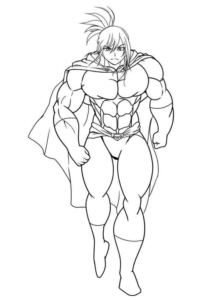 Coloriage Muscle Nana Shimura