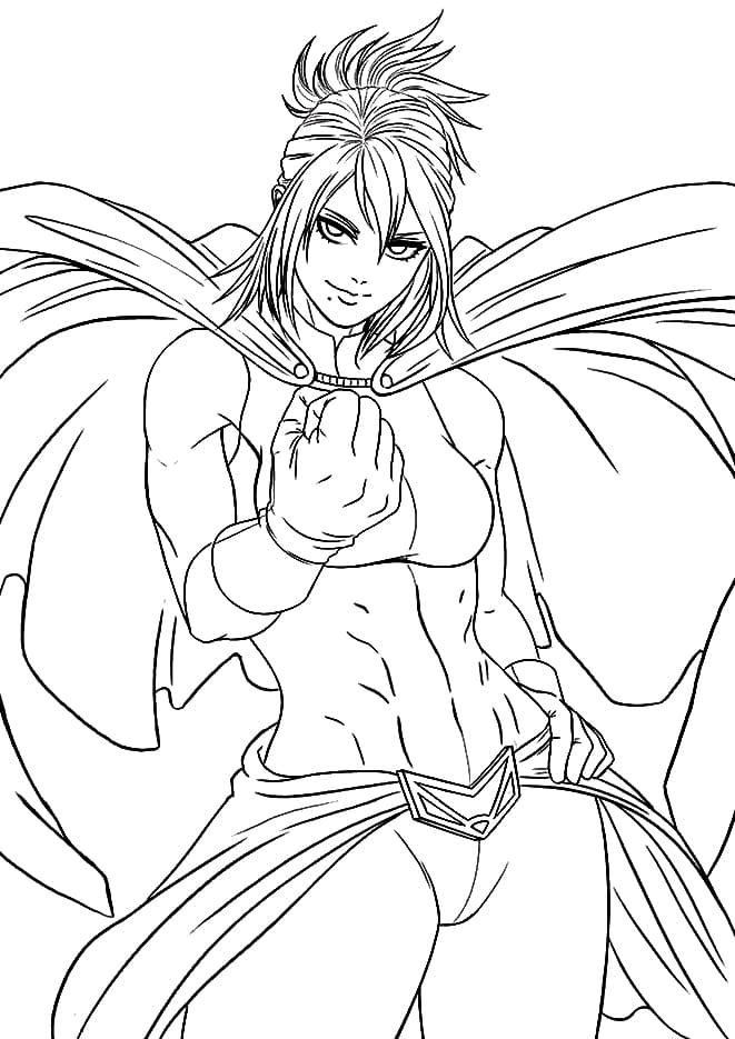 Coloriage Nana Shimura My Hero Academia