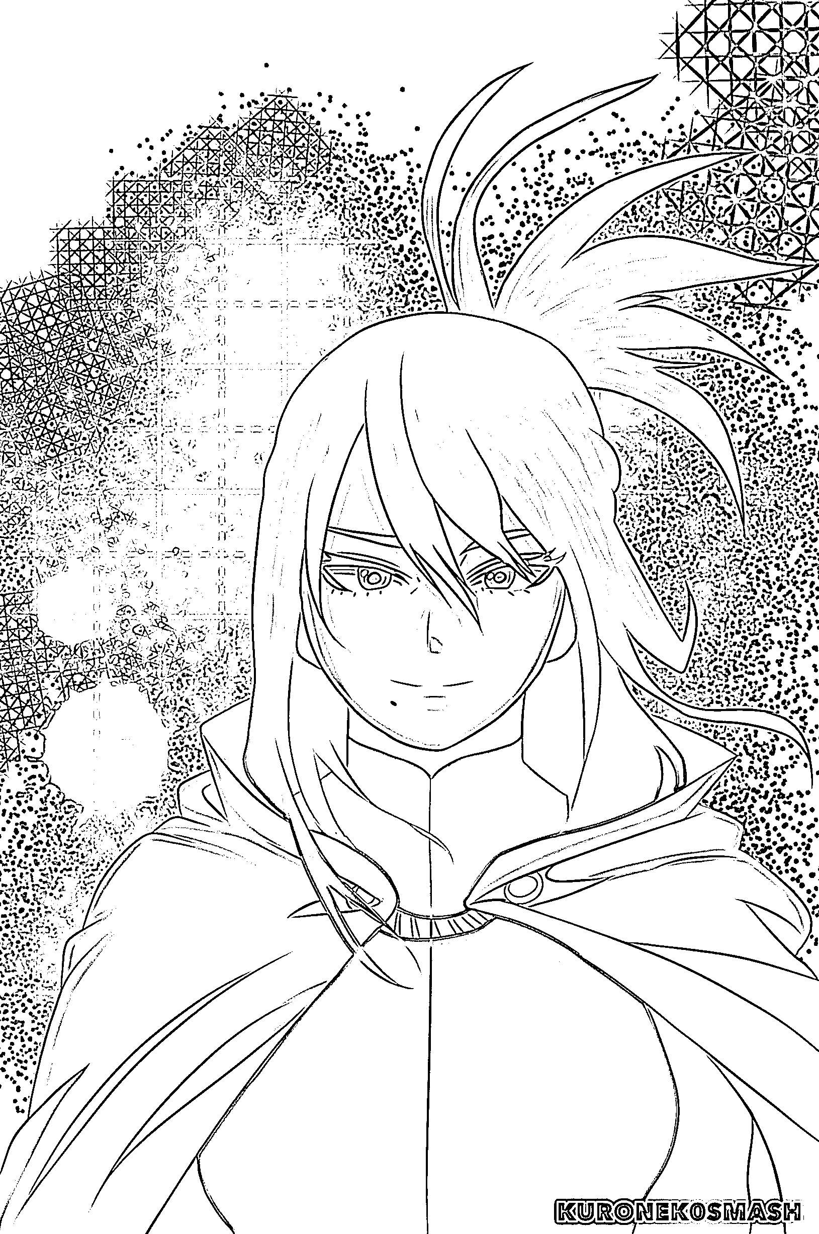 Coloriage Nana Shimura sourire