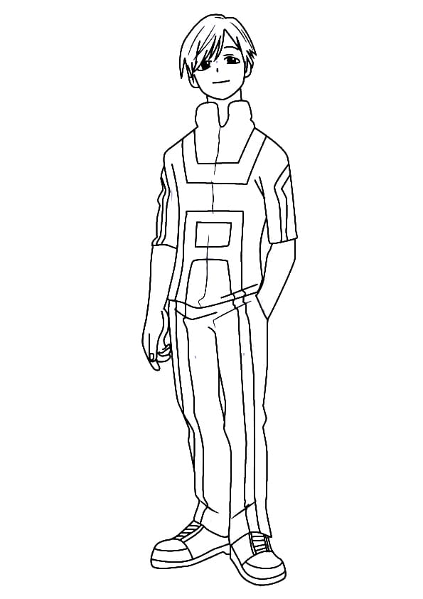 Coloriage Neito Monoma 1