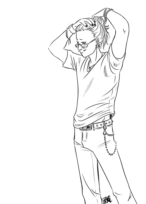 Coloriage Present Mic cool