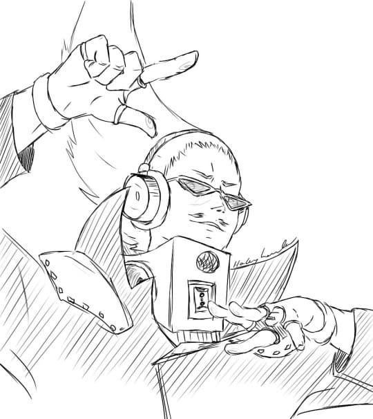 Coloriage Present Mic Esquisser