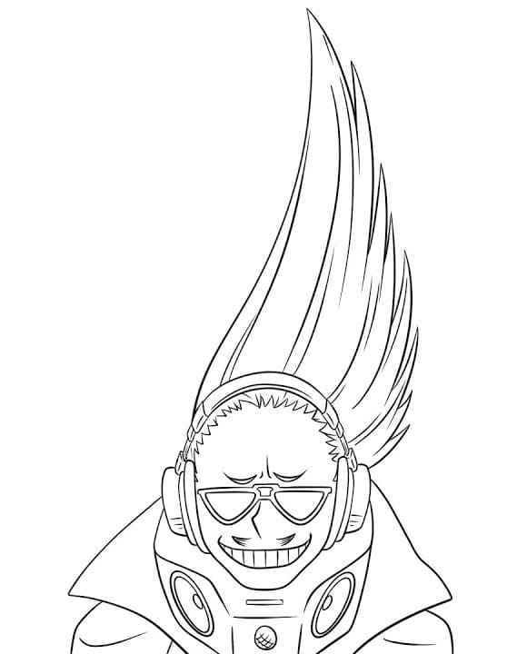 Coloriage Present Mic Hizashi Yamada