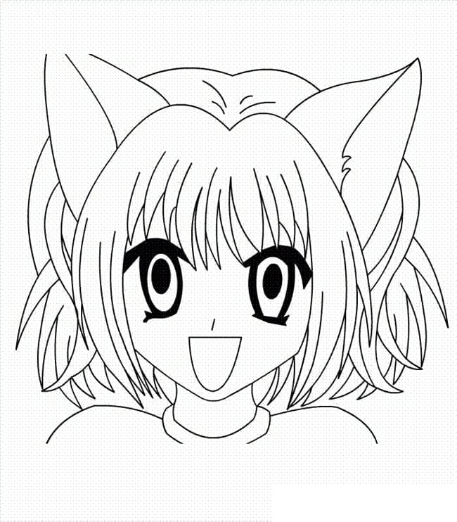 Coloriage Tokyo Mew Mew impression gratuite