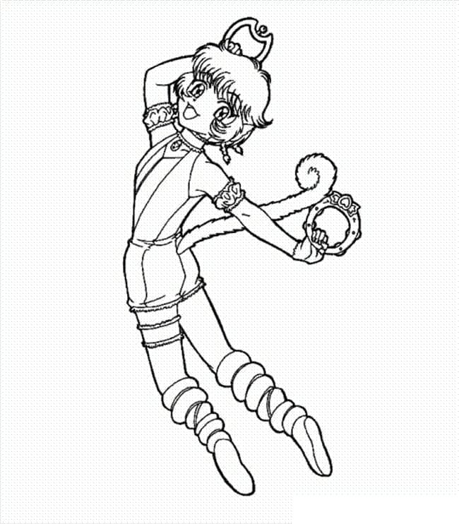 Coloriage Tokyo Mew Mew imprimable gratuitement