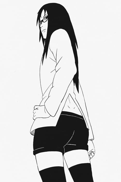 Coloriage Uzumaki Karin de Naruto Shippuden