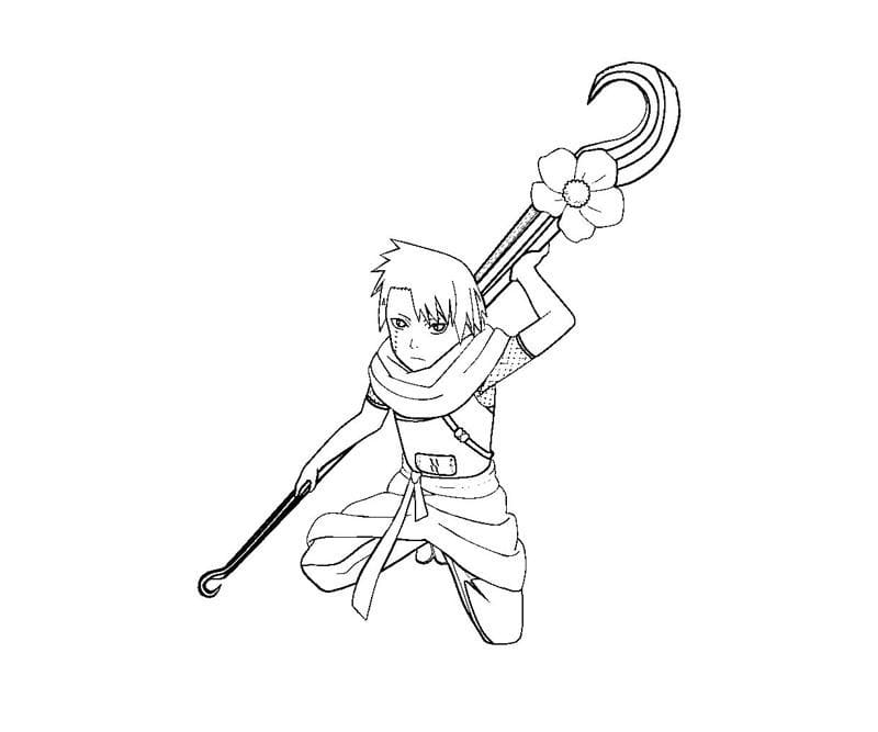 Coloriage Yagura de Anime Naruto