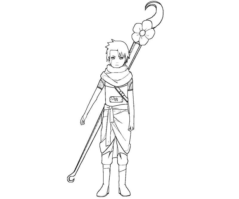 Coloriage Yagura de Naruto