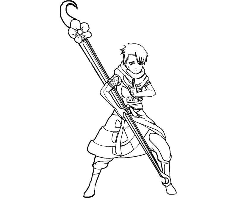 Coloriage Yagura de Naruto Shippuden