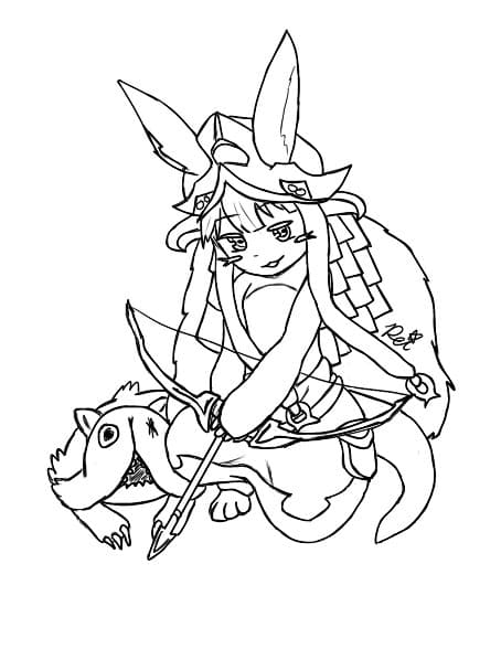 Coloriage Adorable Nanachi