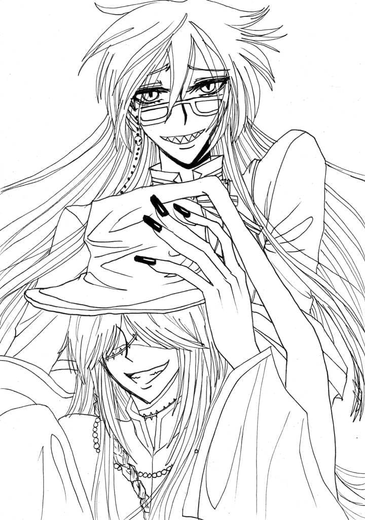 Coloriage Anime Black Butler