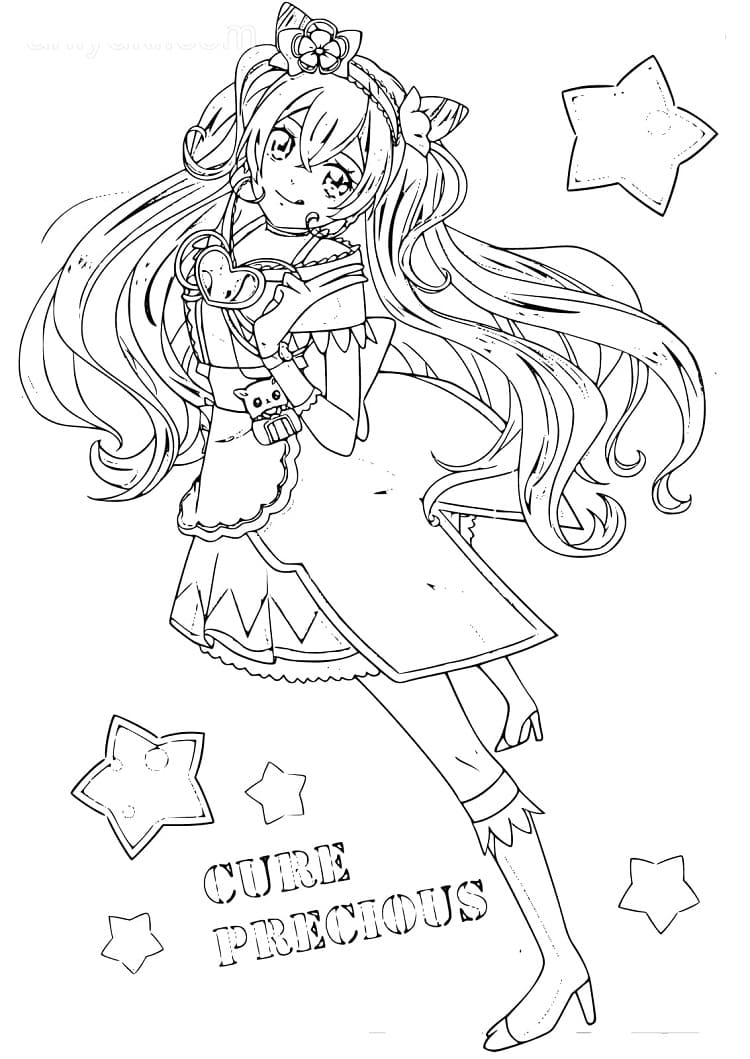 Coloriage Beau Nagomi Yui