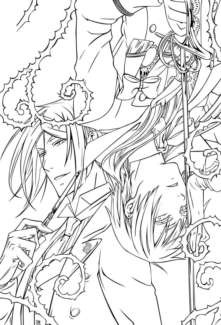Coloriage Black Butler 2