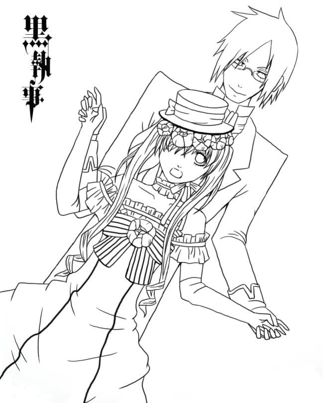 Coloriage Black Butler 3