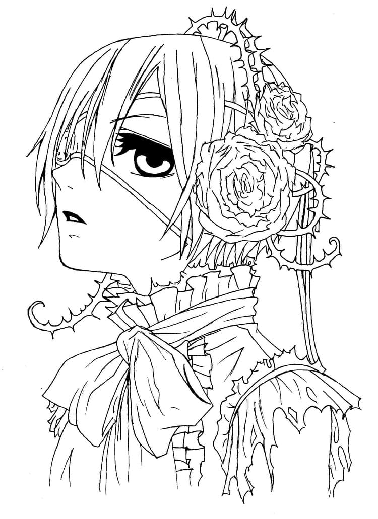 Coloriage Black Butler 4