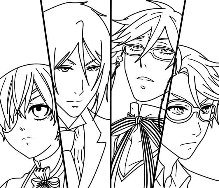 Coloriage Black Butler