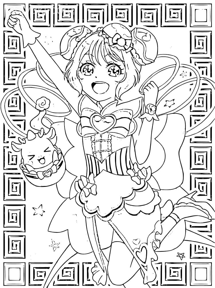 Coloriage Jolie Hanamichi Ran