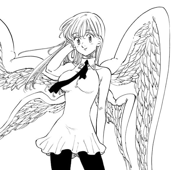 Coloriage Le pouvoir d'Elizabeth Liones