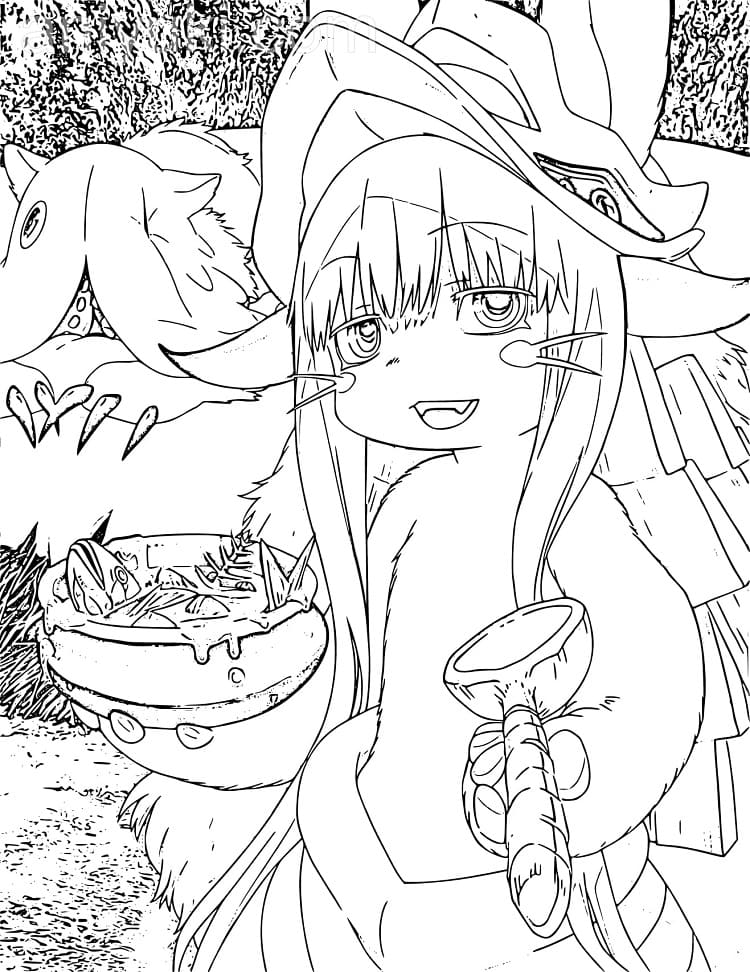 Coloriage Made in Abyss Nanachi