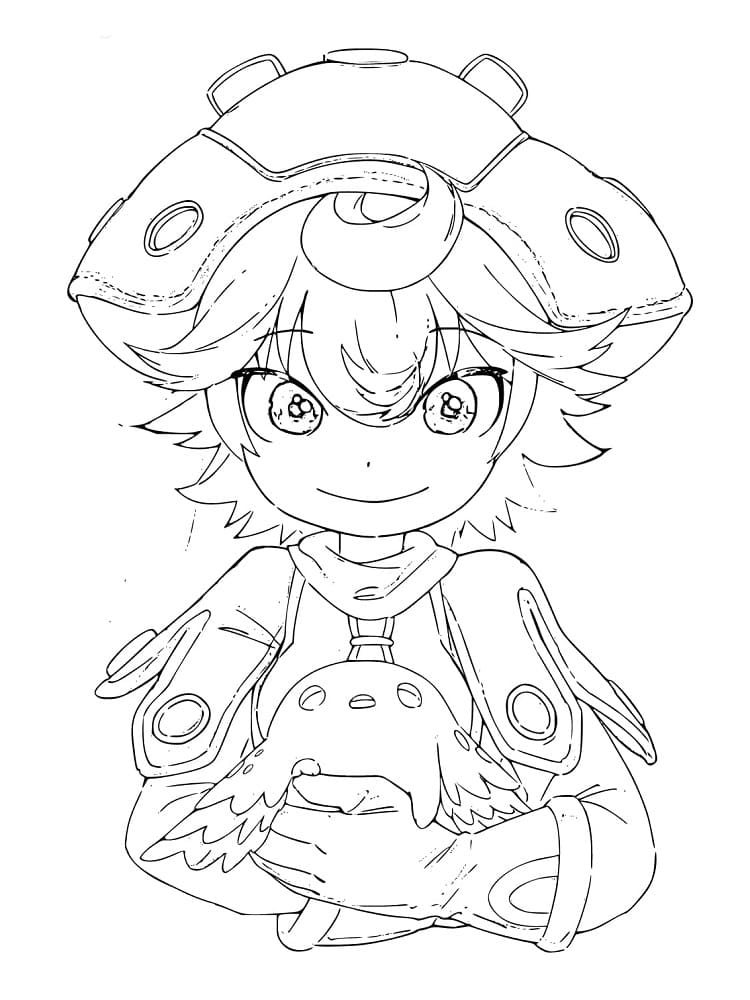 Coloriage Prushka de Made in Abyss