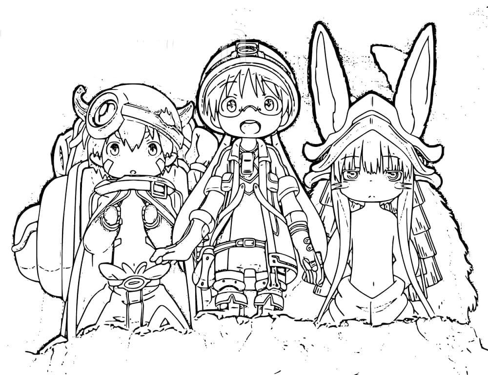 Coloriage Made in Abyss