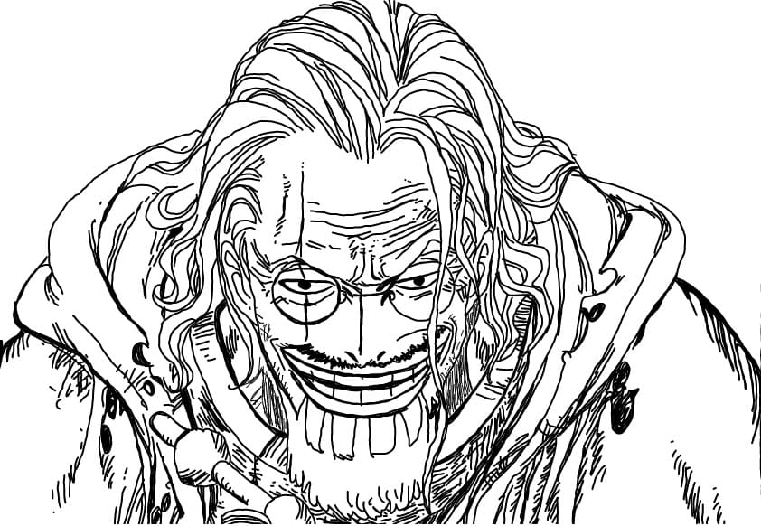 Coloriage Silvers Rayleigh One Piece
