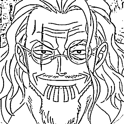 Coloriage Visage de Silvers Rayleigh
