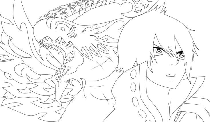 Coloriage Acnologia imprimable