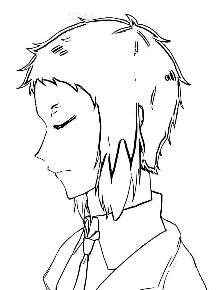 Coloriage Akutagawa Ryunosuke