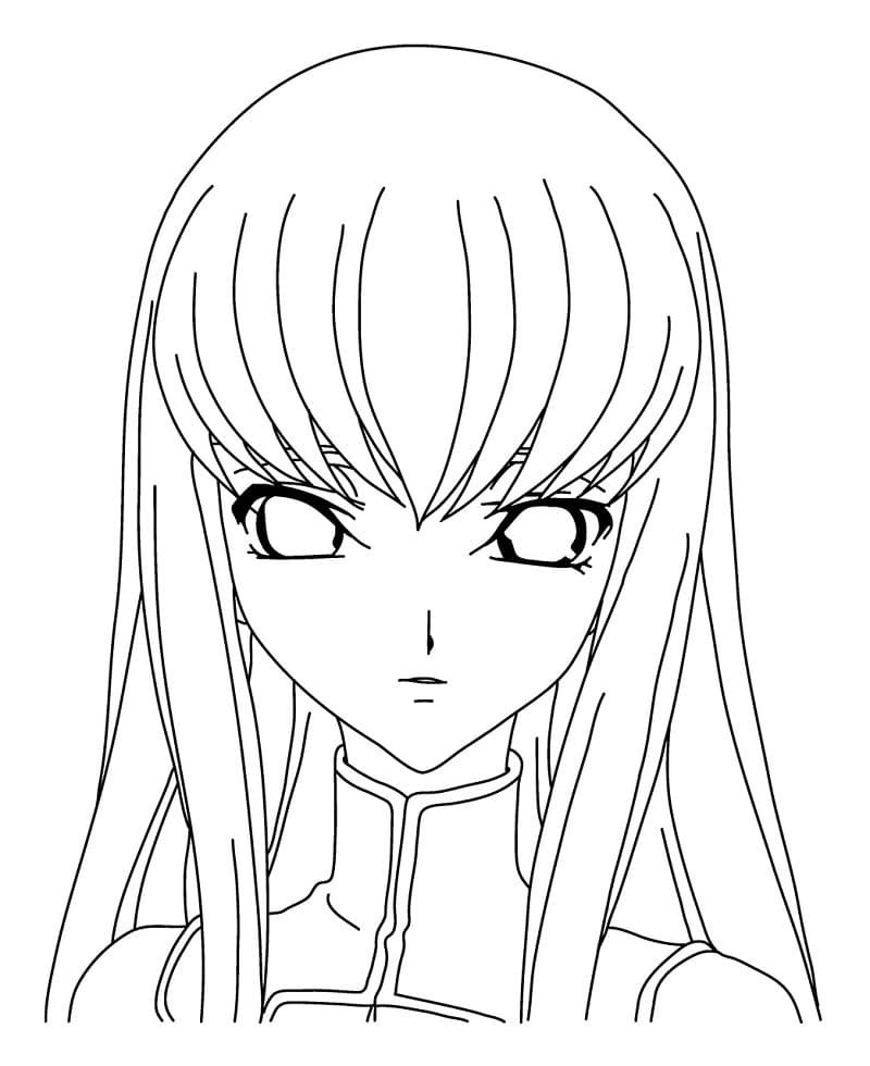 Coloriage C.C. de Code Geass