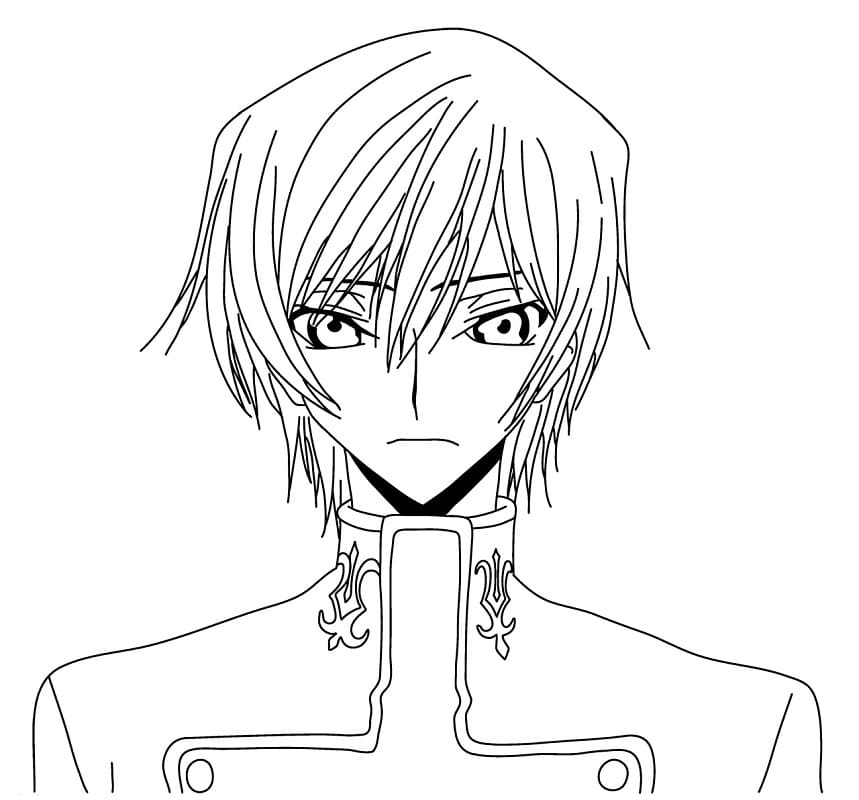 Coloriage Code Geass Lelouch