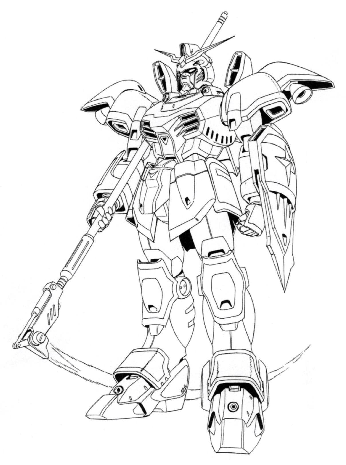 Coloriage Cool Gundam