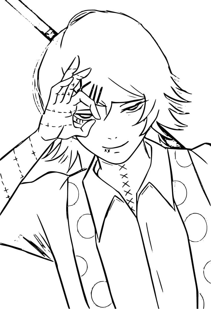 Coloriage Cool Juuzou Suzuya