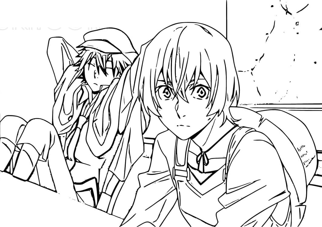 Coloriage Edogawa Ranpo et Kenji Miyazawa