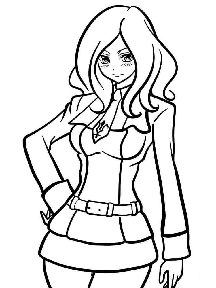 Coloriage Milly Ashford de Code Geass