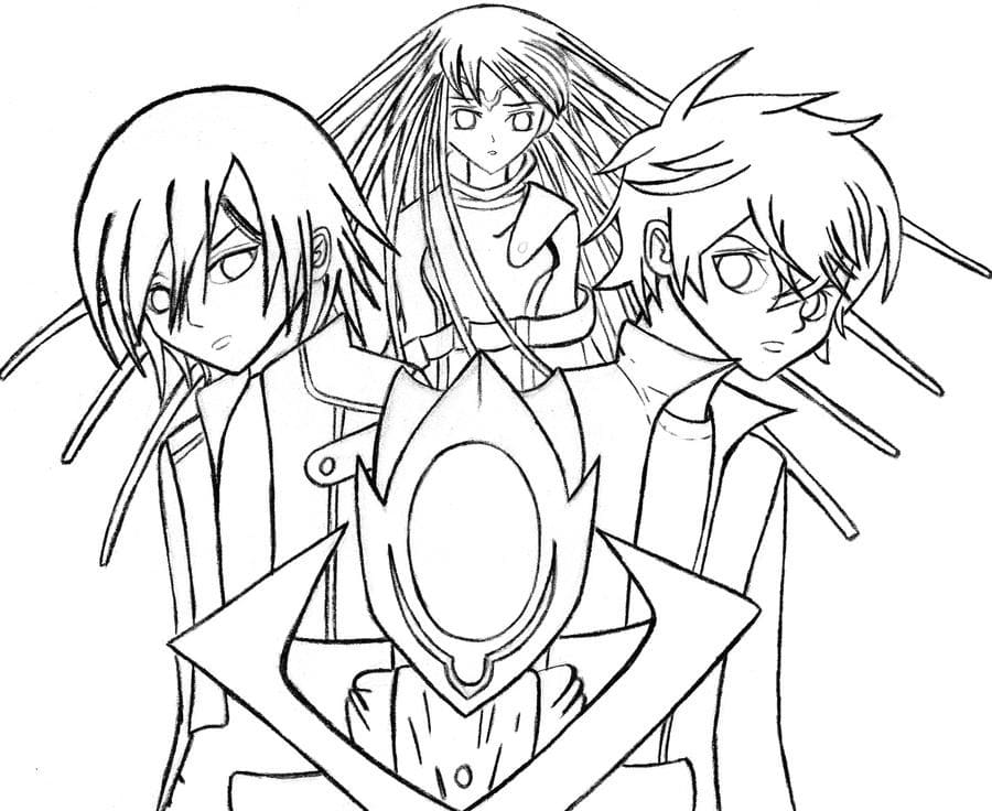 Coloriage Personnages Code Geass