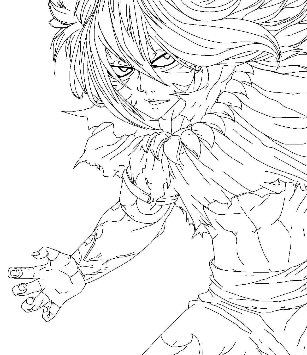 Coloriage Roi Dragon Acnologia