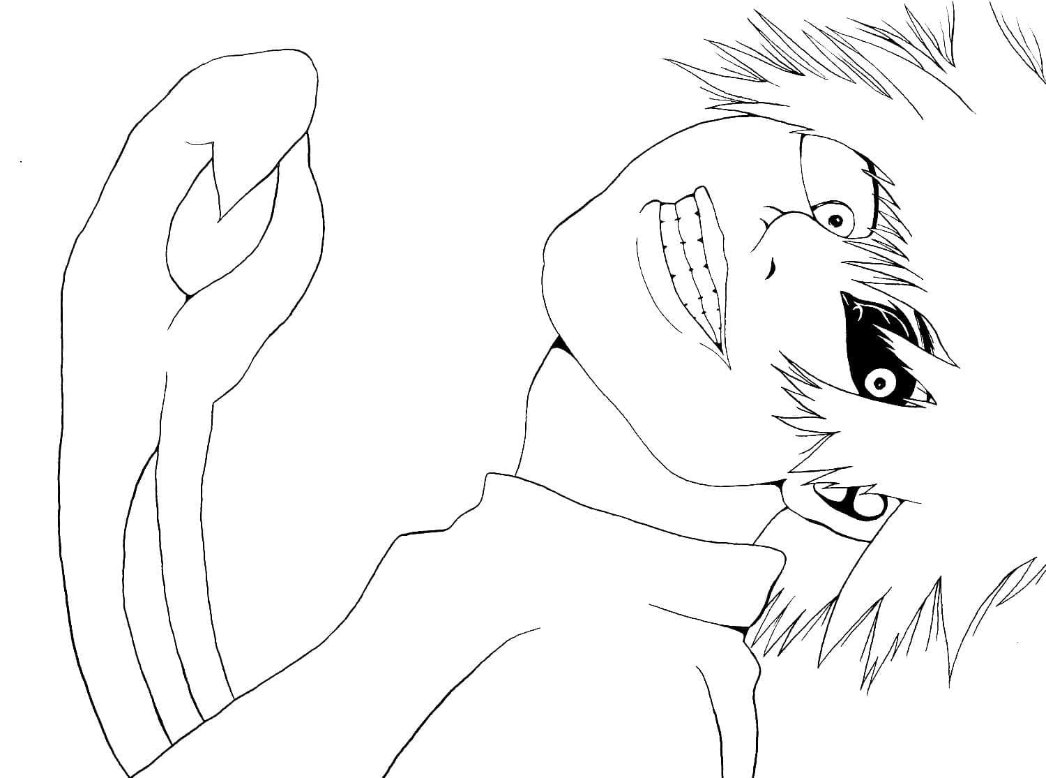 Coloriage Scary Kaneki