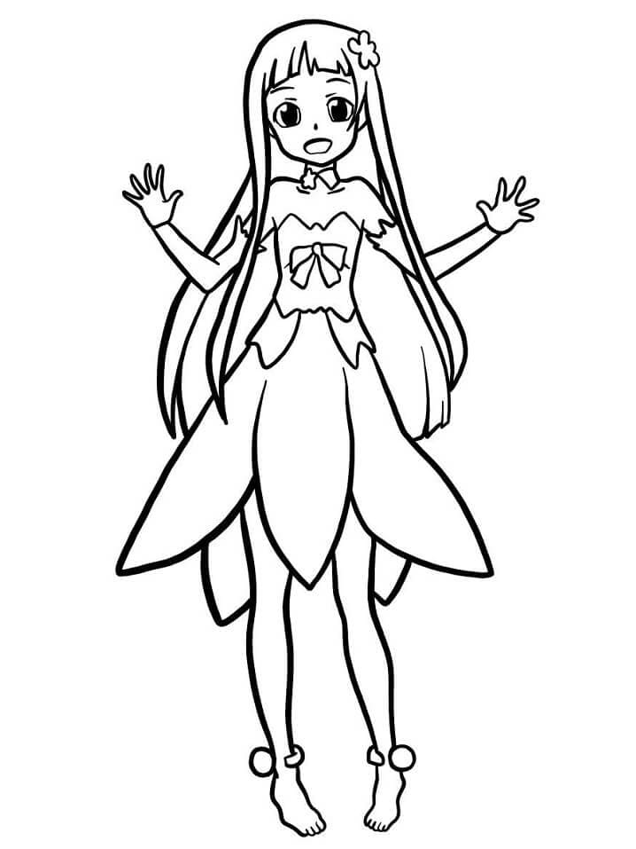Coloriage Yui de Sword Art Online